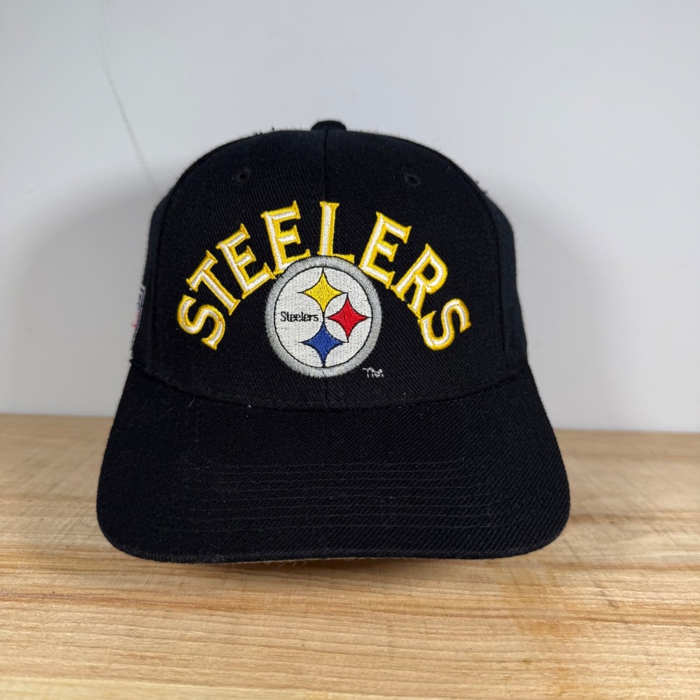 Pittsburgh Steelers Hat Mens Small Black Vintage NFL Pro Line Sports Specialties